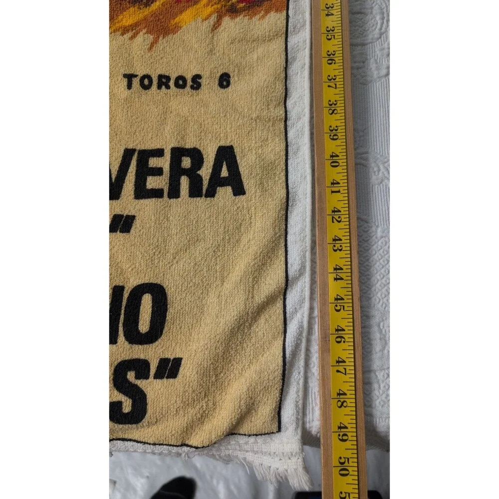 Vintage Plaza de Toros Espana Francisco Rivera Paco Camino Towel Bullfighting